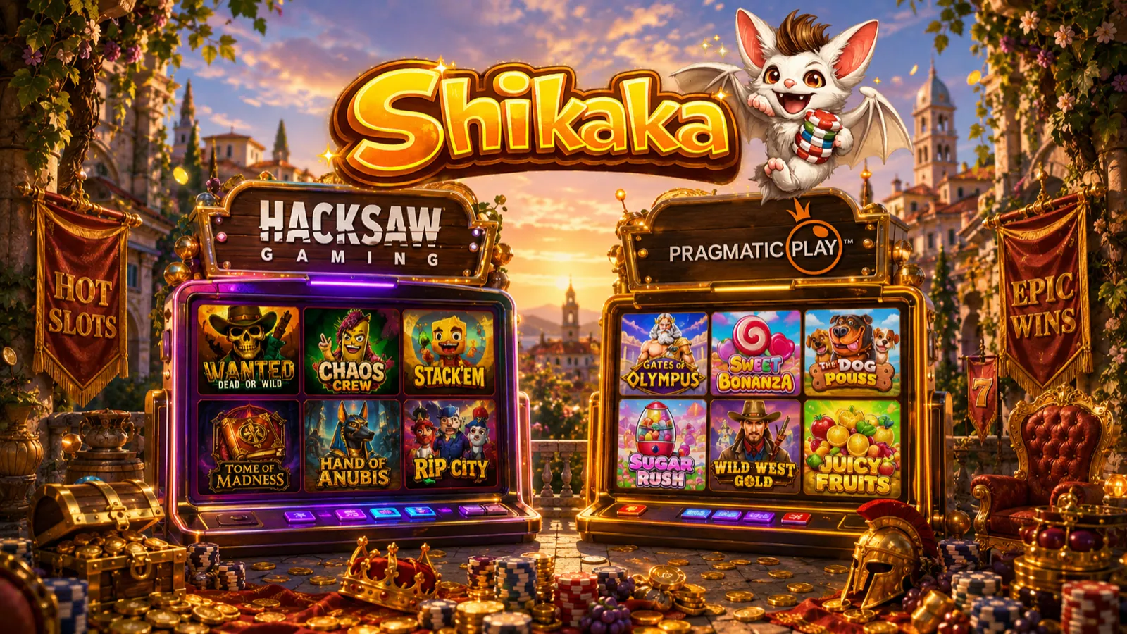 Le slot più calde di Shikaka Casino — Hacksaw Gaming e Pragmatic Play